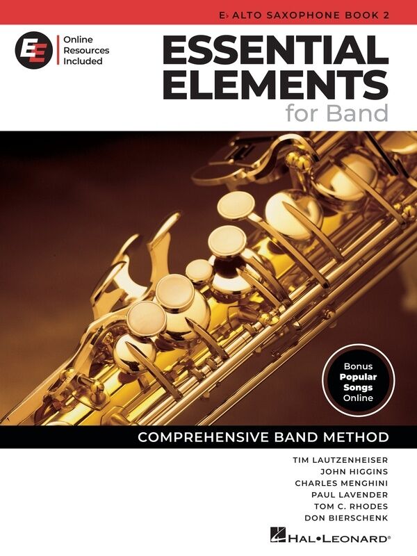 ESSENTIAL ELEMENTS FOR BAND ALTO SAX BK 2 BK/OLM