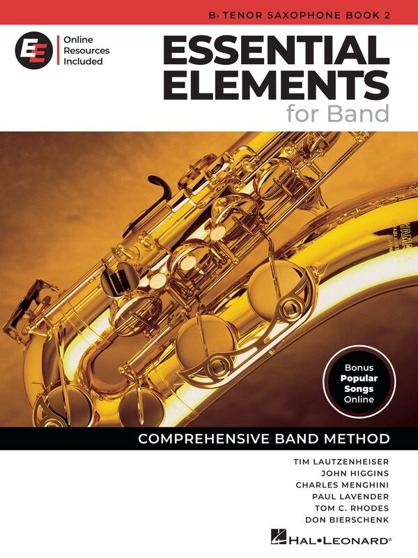 ESSENTIAL ELEMENTS FOR BAND TENOR SAX BK 2 BK/OLM EEI