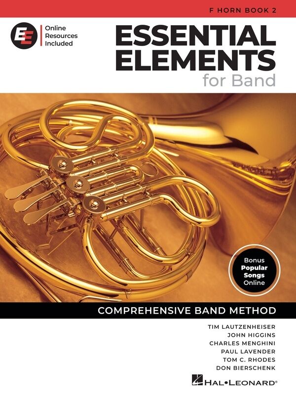 ESSENTIAL ELEMENTS FOR BAND F HORN BK 2 BK/OLM EEI