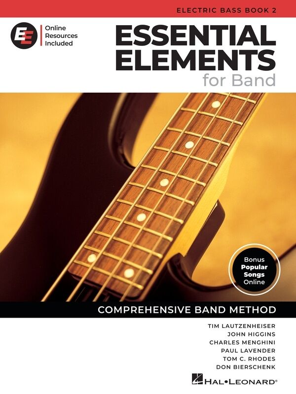 ESSENTIAL ELEMENTS FOR BAND ELECTRIC BASS BK 2 BK/OLM EEI