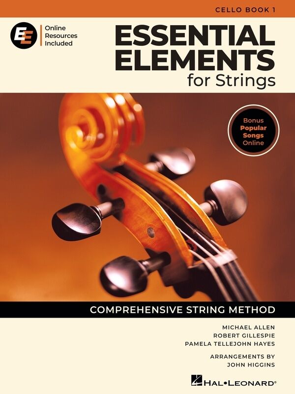 ESSENTIAL ELEMENTS FOR STRINGS CELLO BK 1 BK/OLM EEI