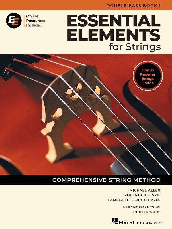 ESSENTIAL ELEMENTS FOR STRINGS DOUBLE BASS BK 1 BK/OLM EEI
