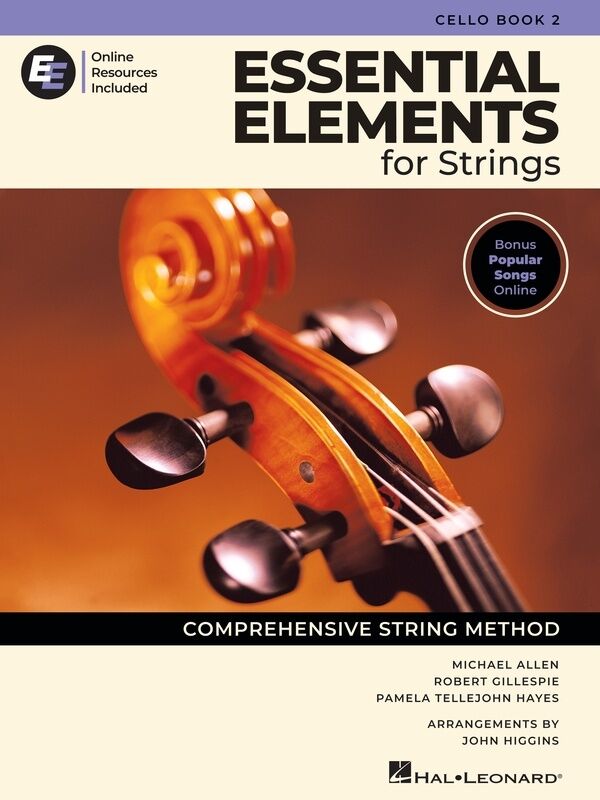 ESSENTIAL ELEMENTS FOR STRINGS CELLO BK 2 BK/OLM EEI