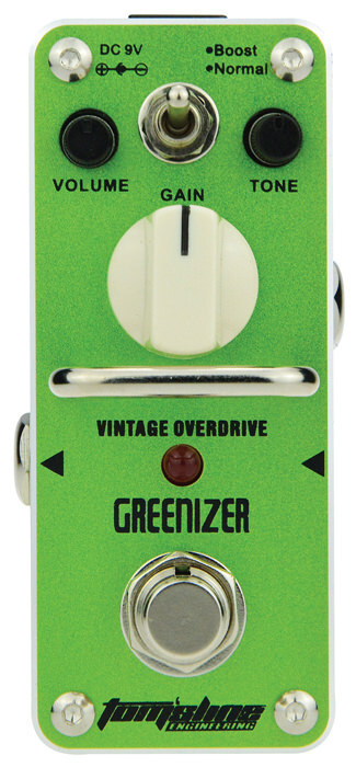 Tomsline AGR-3 Greenizer Overdrive Pedal Mini Size