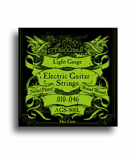 Aria AGS800L Electric Guitar Light Gauge String Set (10-46)