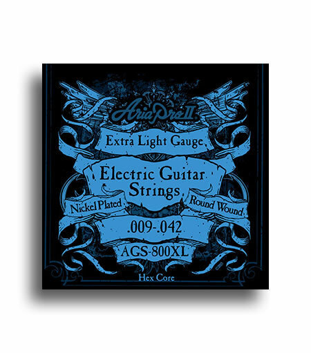 Aria AGS800XL Electric Guitar Extra Light Gauge String Set (9-42)