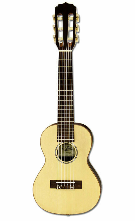 Aria AGU160N G-Uke Series 6-String Guitalele In Natural Spruce Semi-Gloss Finish