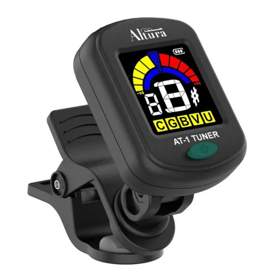 Altura AT-1 Rechargable Clip-on Tuner - Black