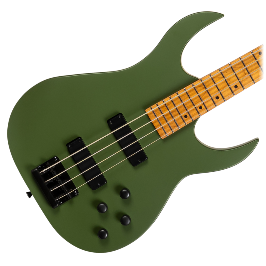 Spira B-400-MGR 4 String Bass Guitar - Satin Green