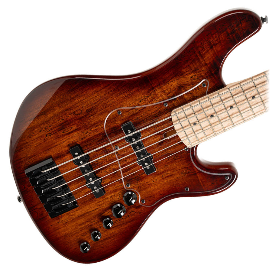 Cort GB-Fusion 5 - electric 5 String bass - Antique Brown Burst