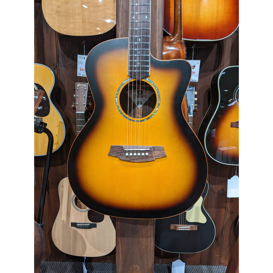 Cole Clark CCSAN1EC-SR-SUN Studio Grand Auditorium Acoustic-Electric - Sunburst