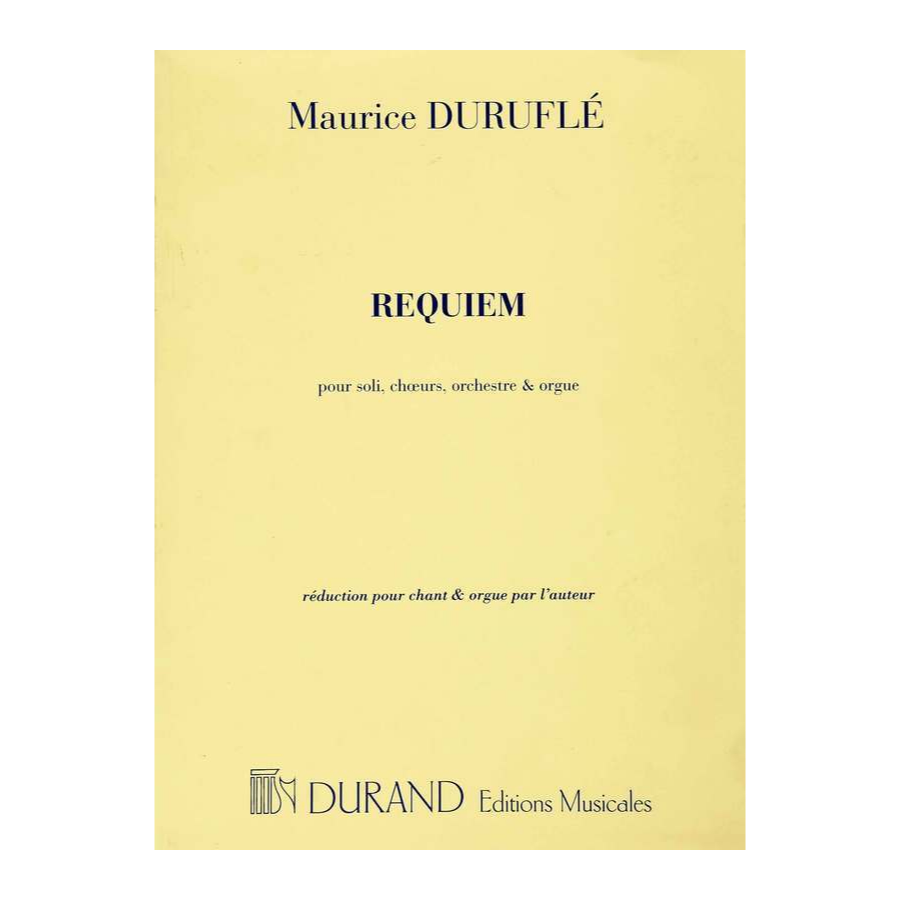 Requiem Op 9 Vocal Score