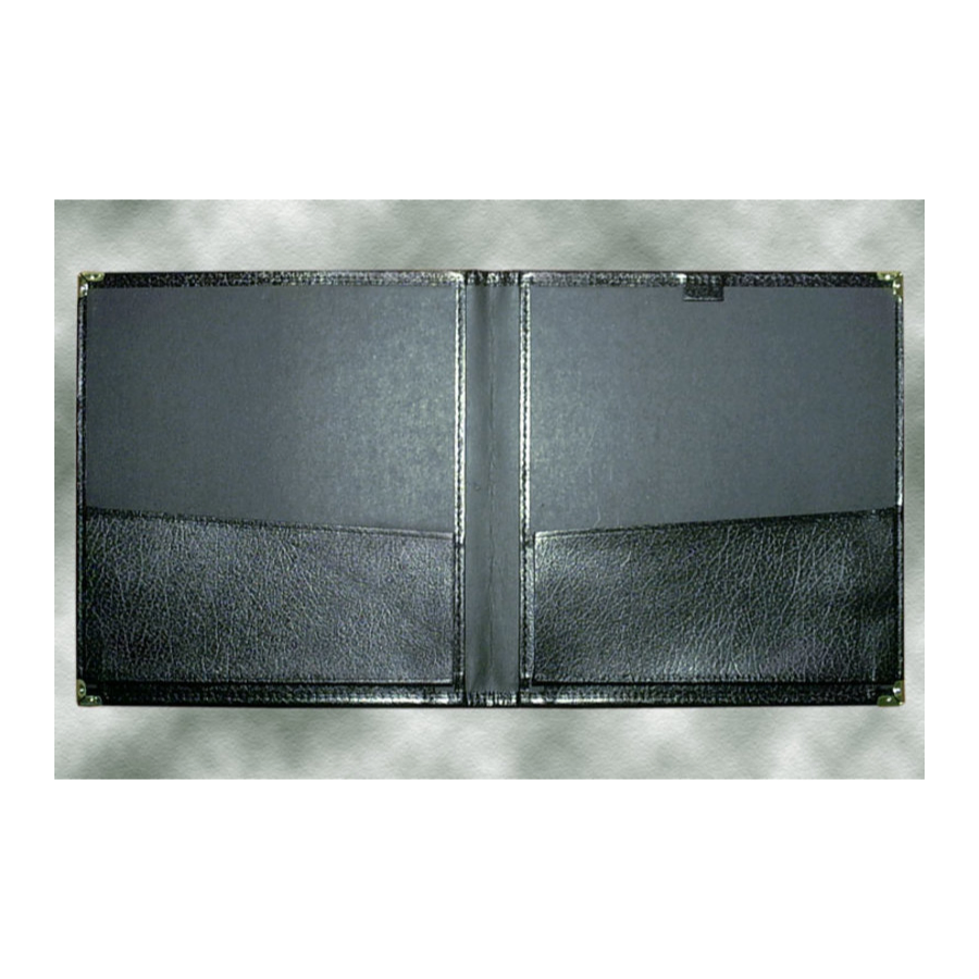 Band Folder 12X14 Black