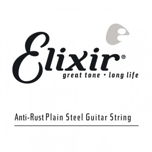Elixir 13014 Anti-Rust Plain Steel Single Guitar String .014 Gauge
