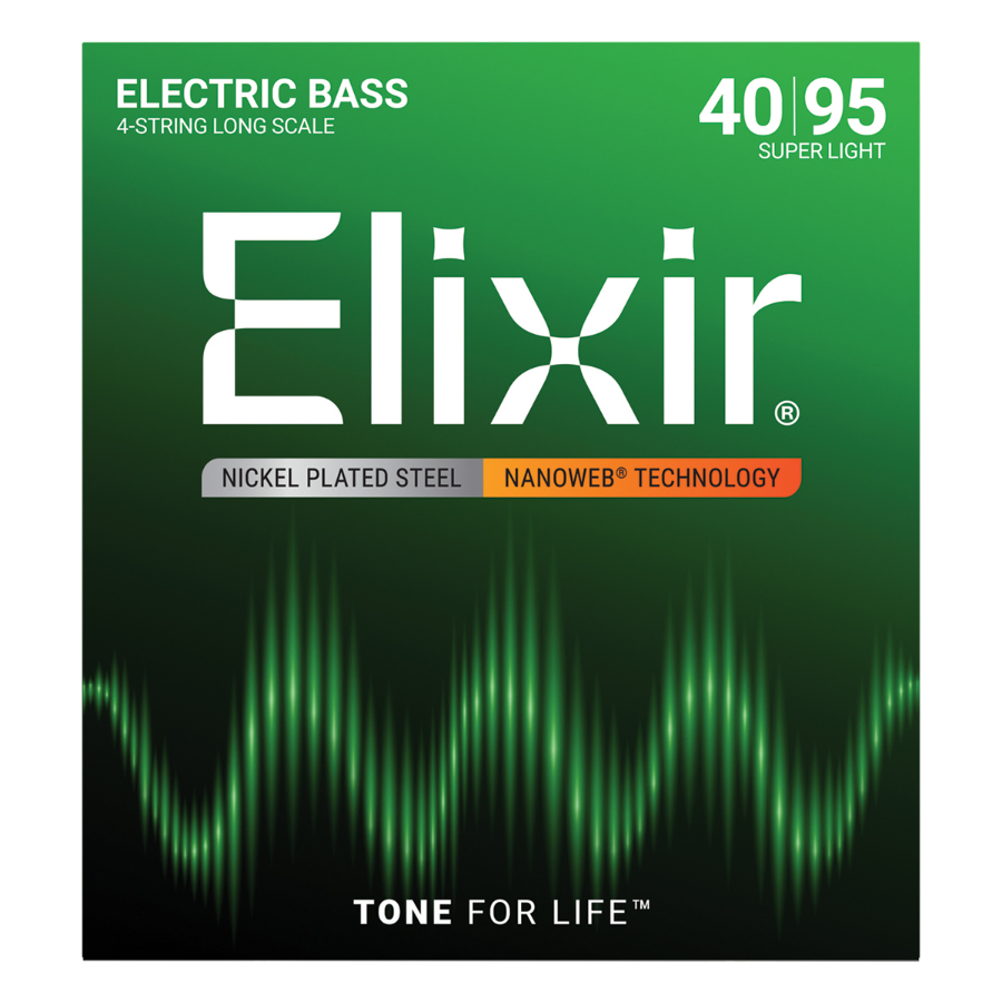 Elixir 14002 Nanoweb Bass Super Light 45-95 4-String Set
