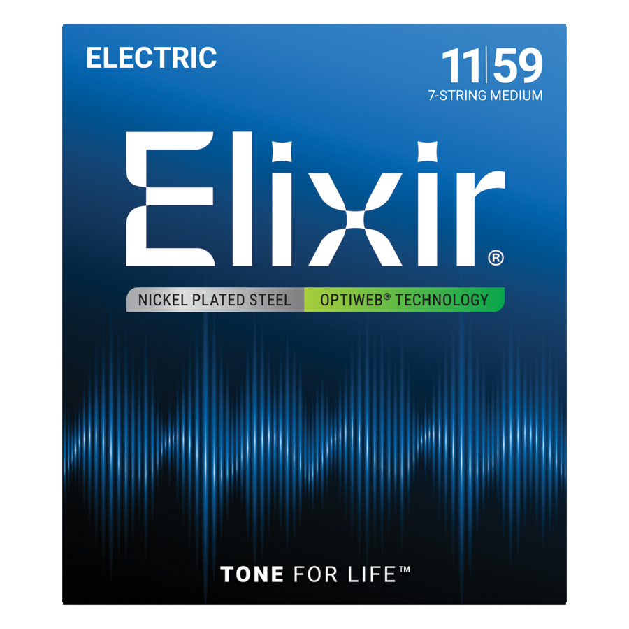 Elixir Optiweb 7-String Set Electric Guitar Medium 11-59