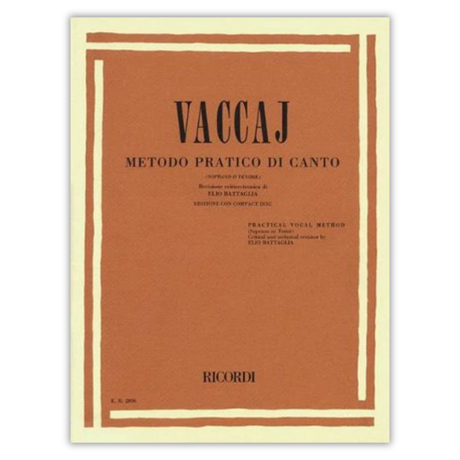 Vaccai - Practical Vocal Method Soprano/tenor Bk/cd