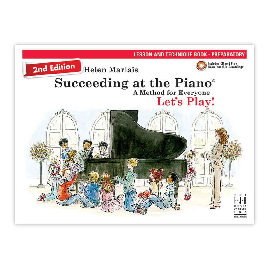 Succeeding At The Piano 2ND Ed Prep Lesson &amp; Technique Bk/cd