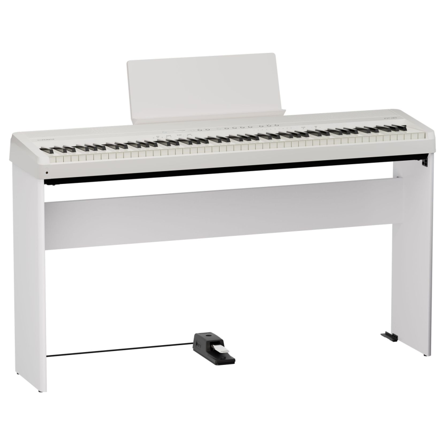 Roland FP-40 Digital Piano 88-Keys With Stand And Pedal - White