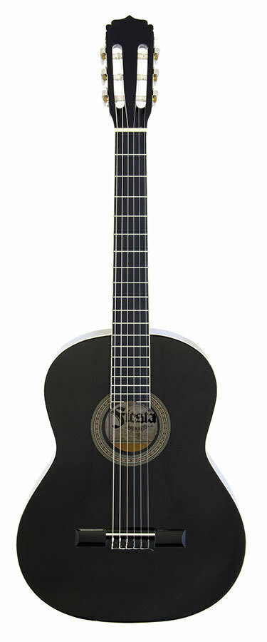 Aria FST200BK Fiesta Classical Nylon-String Guitar Black