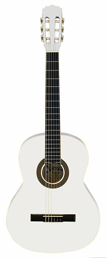 Aria FST200WH Fiesta Classical Nylon-String Guitar White