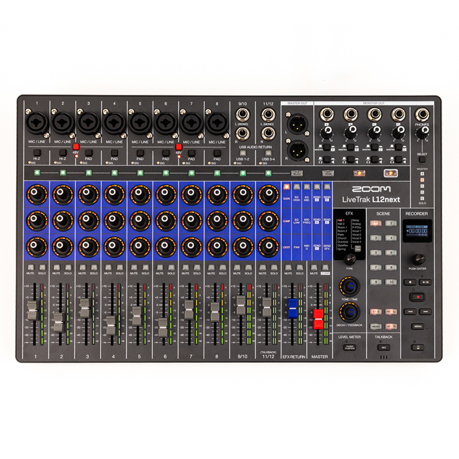 Zoom Livetrak L12Next Digital Mixer | Recorder
