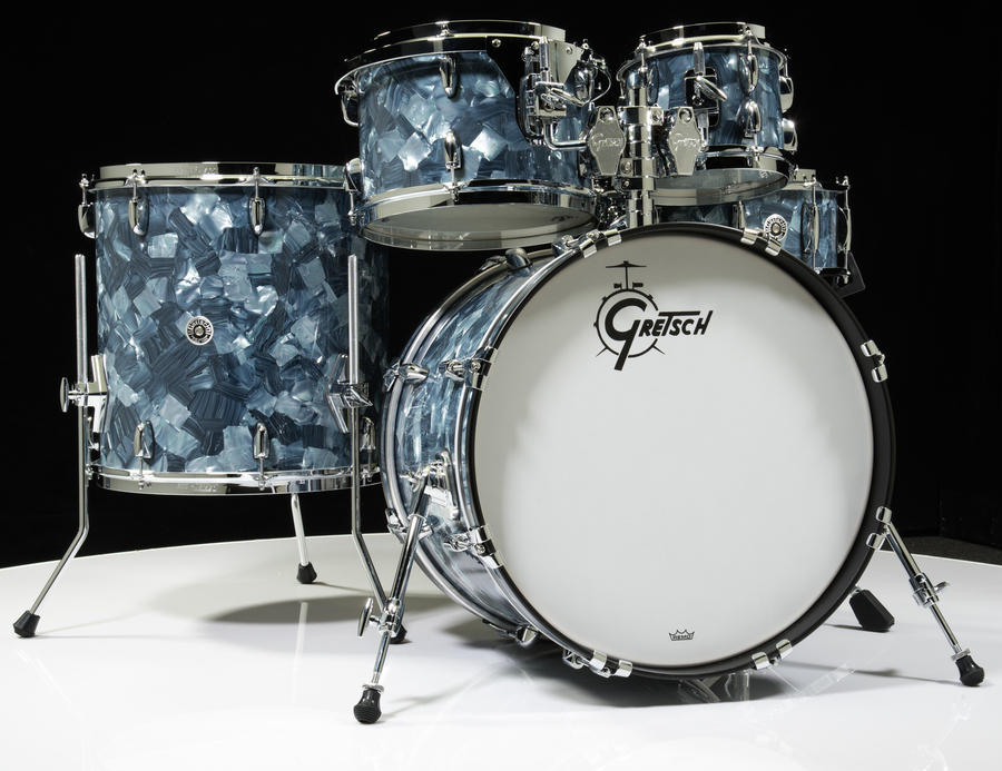 Gretsch Brooklyn 22" 5pc Drum Kit Abalone Nitron Mooloolaba Music