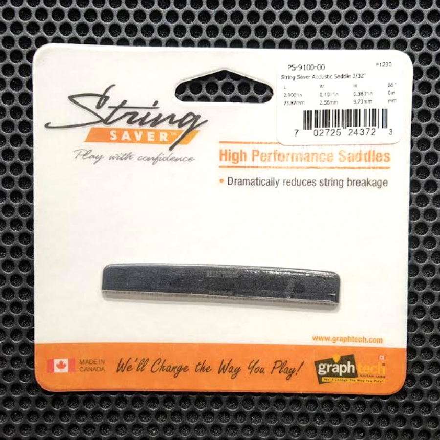 Graph Tech Saddle 2.91 X .101 X .388 Inch Acoustic BLANK