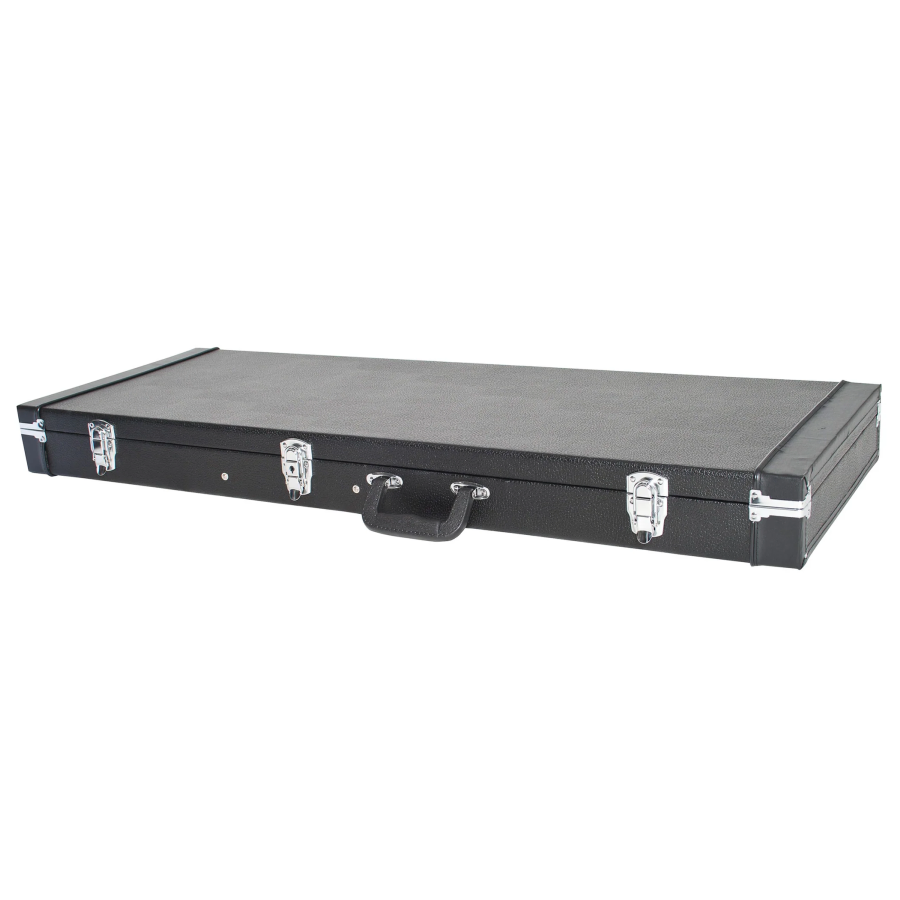 V Case Plywood Case For Jaguar and Jazzmaster Style Guitars - Black Vinyl