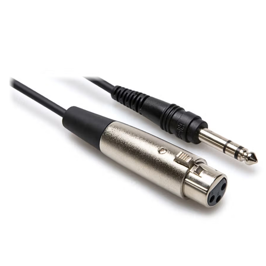Hosa STX-105F XLR(F) to 1/4" TRS Balanced Interconnect Cable - 5ft