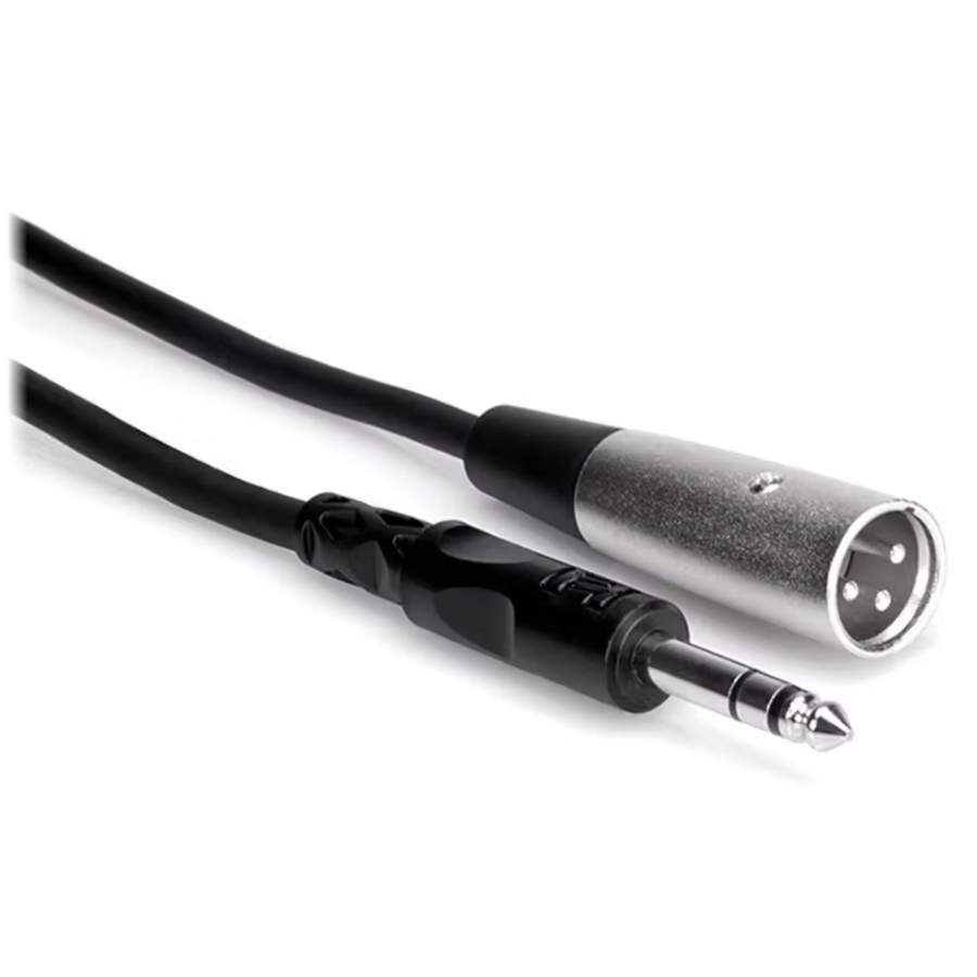 Hosa STX-105M XLR(M) to 1/4" TRS M Balanced Interconnect Cable - 5ft