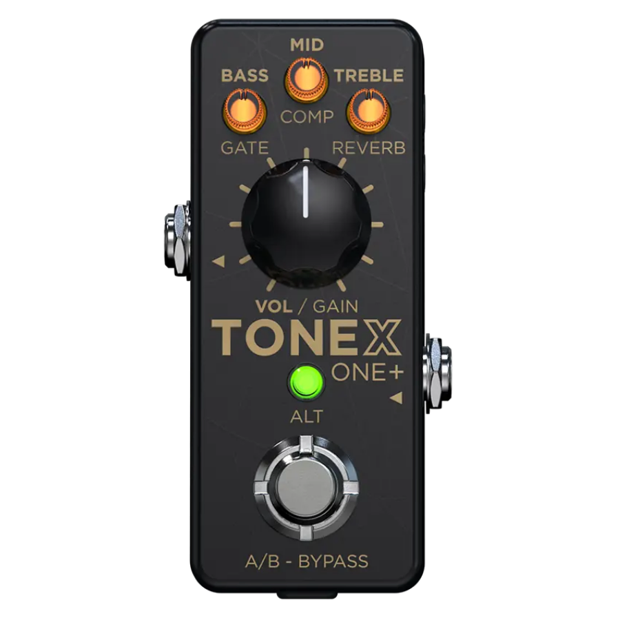 IK Multimedia ToneX One Plus, Mini AI Machine Modelled Amp Tone Pedal
