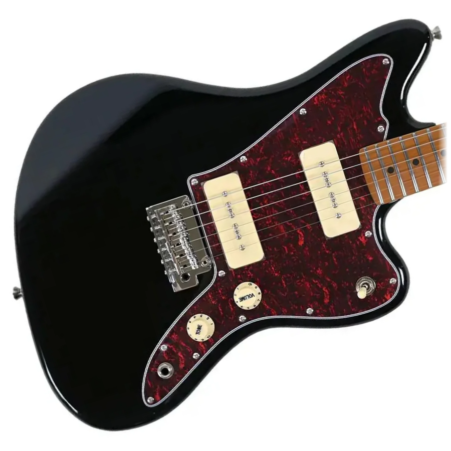 JET JJ-300-BK P90 Electric Guitar - Black