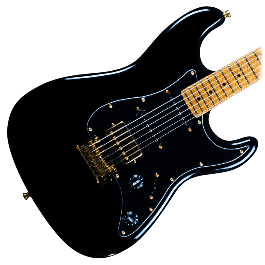 JET JK-400-BK-G HSS- Roasted Maple- Black w Gold Hardware