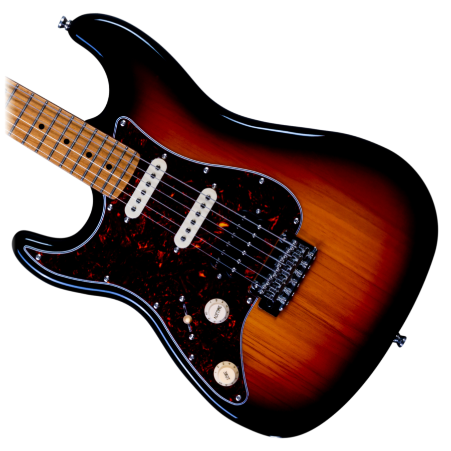 JET JS-400-SB-LH HSS- Roasted Maple- Sunburst- Left Hand