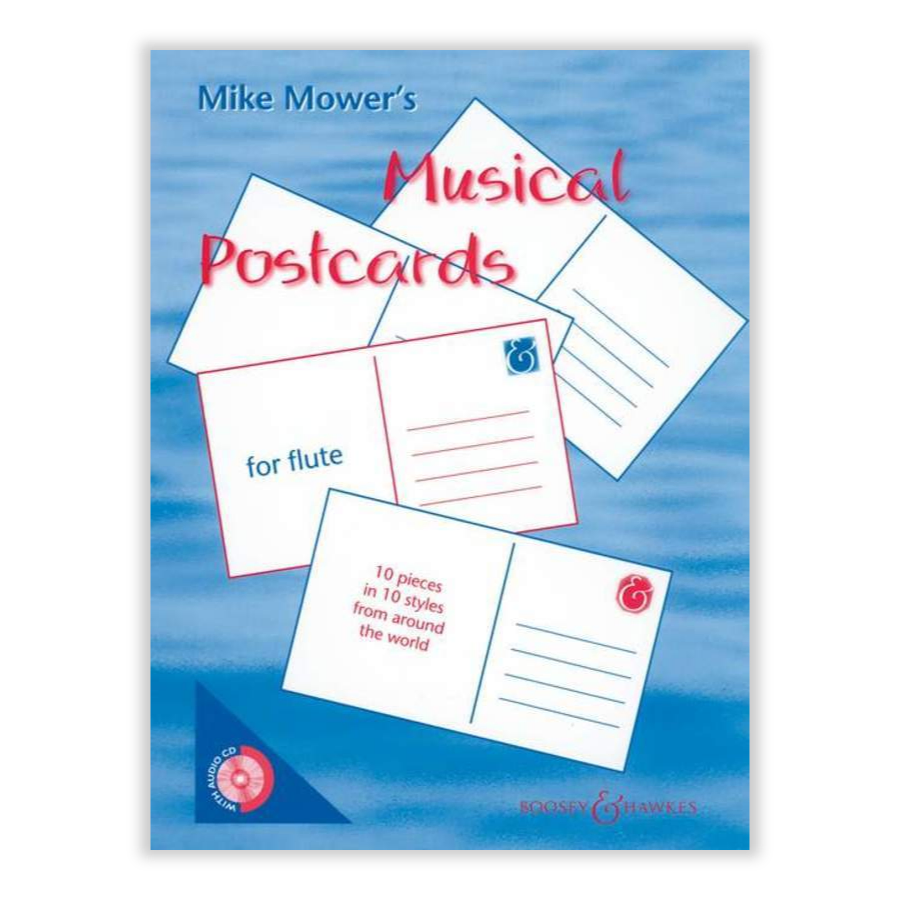 Musical Postcards Flute Bk/cd