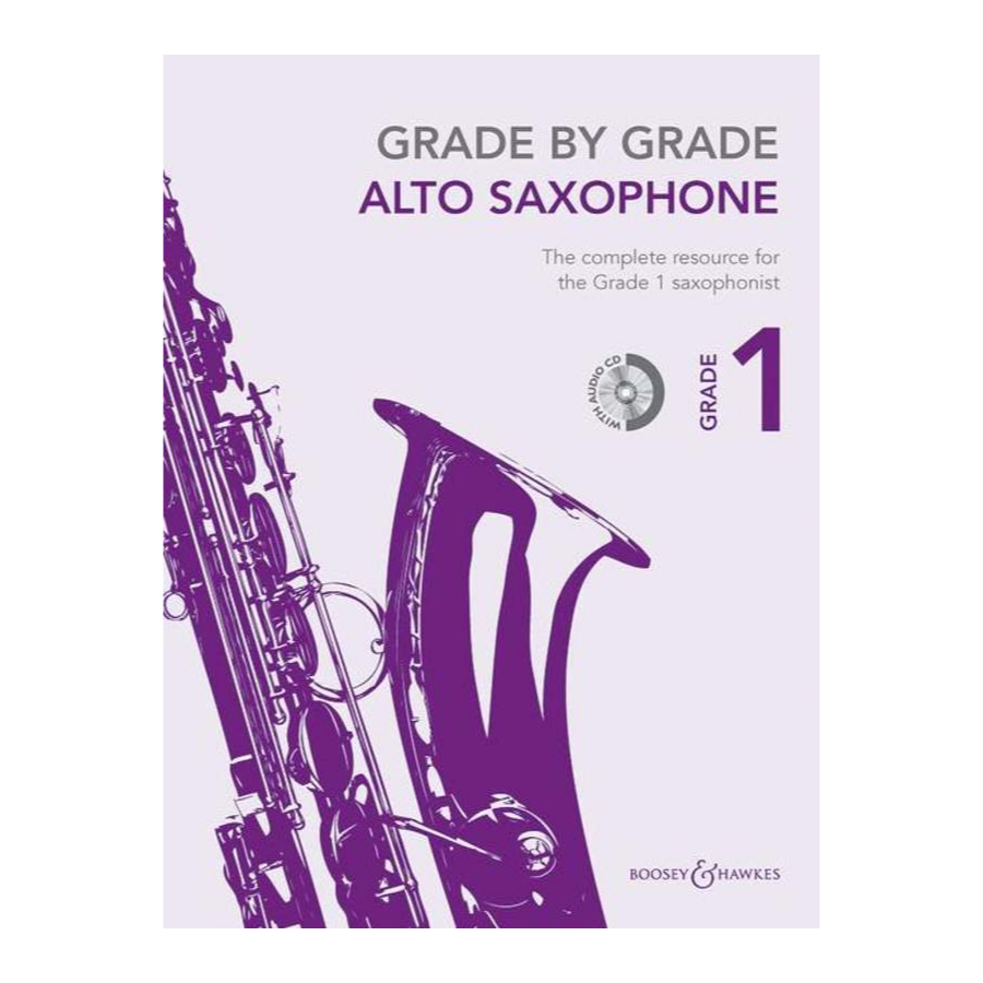Grade By Grade Alto Saxophone Gr 1 Bk/cd