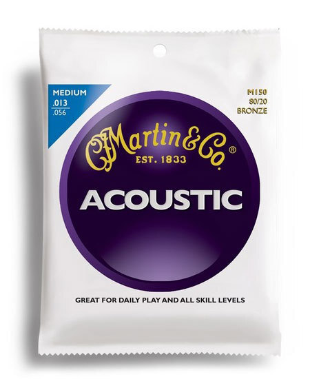 Martin Traditional 80/20 Bronze Medium Guitar String Set (13-56)