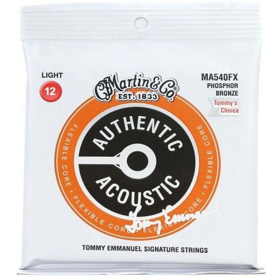 Martin Flexicore Acoustic Guitar Strings Phosphor Bronze 12-54