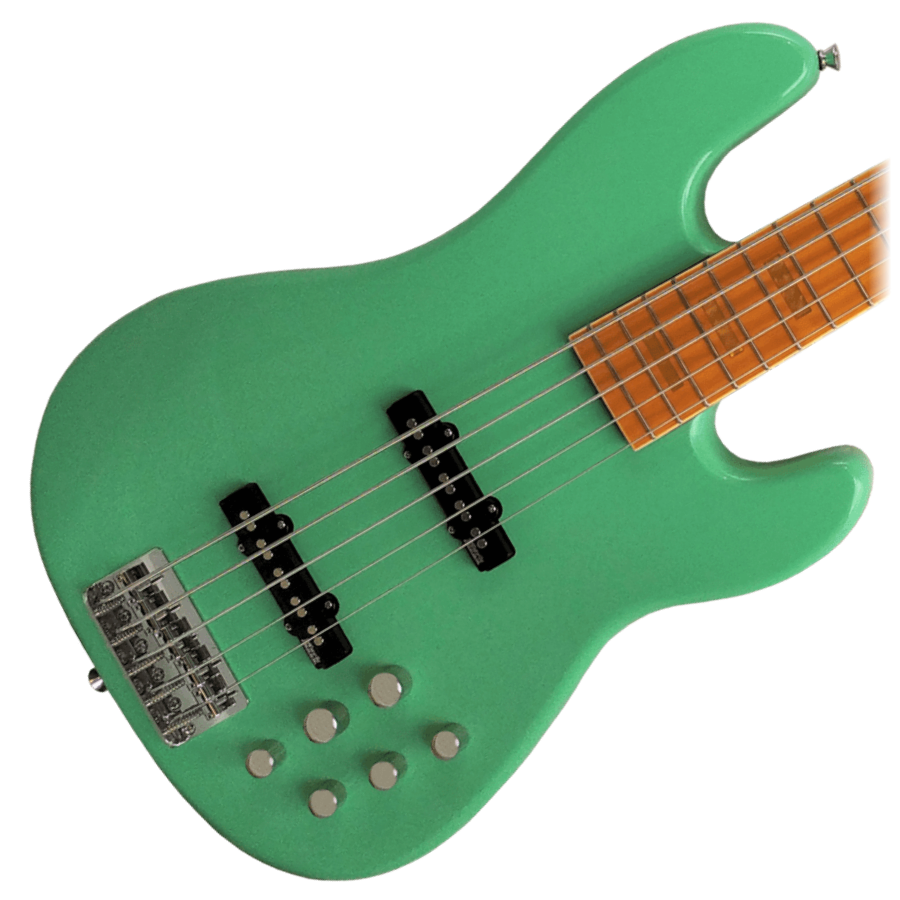 Markbass GV Gloxy 5-String Bass, Maple Fretboard - Surf Green
