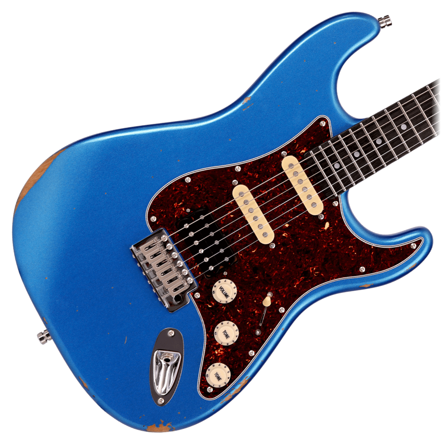 Patina PS-7 Relic Electric Guitar - Lake Placid Blue