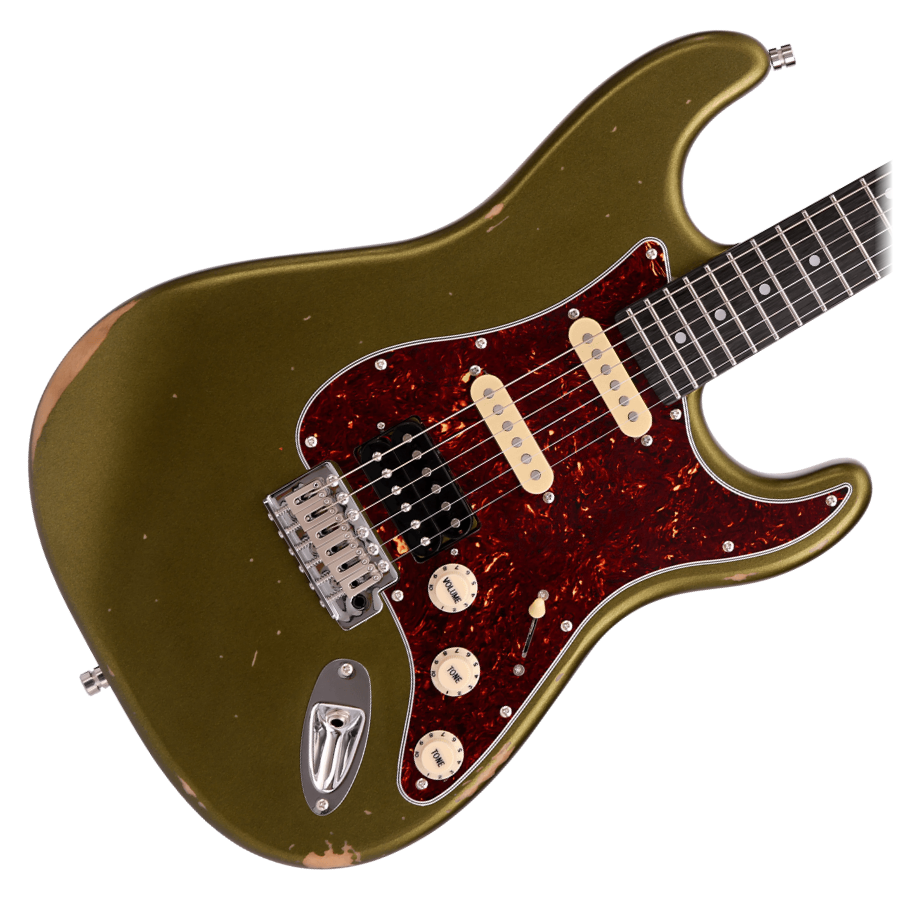 Patina PS-7 Relic Electric Guitar - Sherwood Green