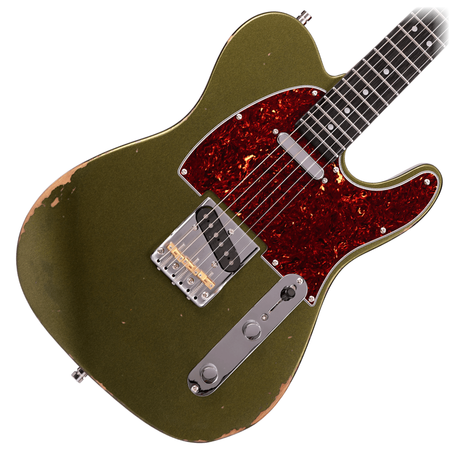 Patina PT-6 Relic Electric Guitar - Sherwood Green