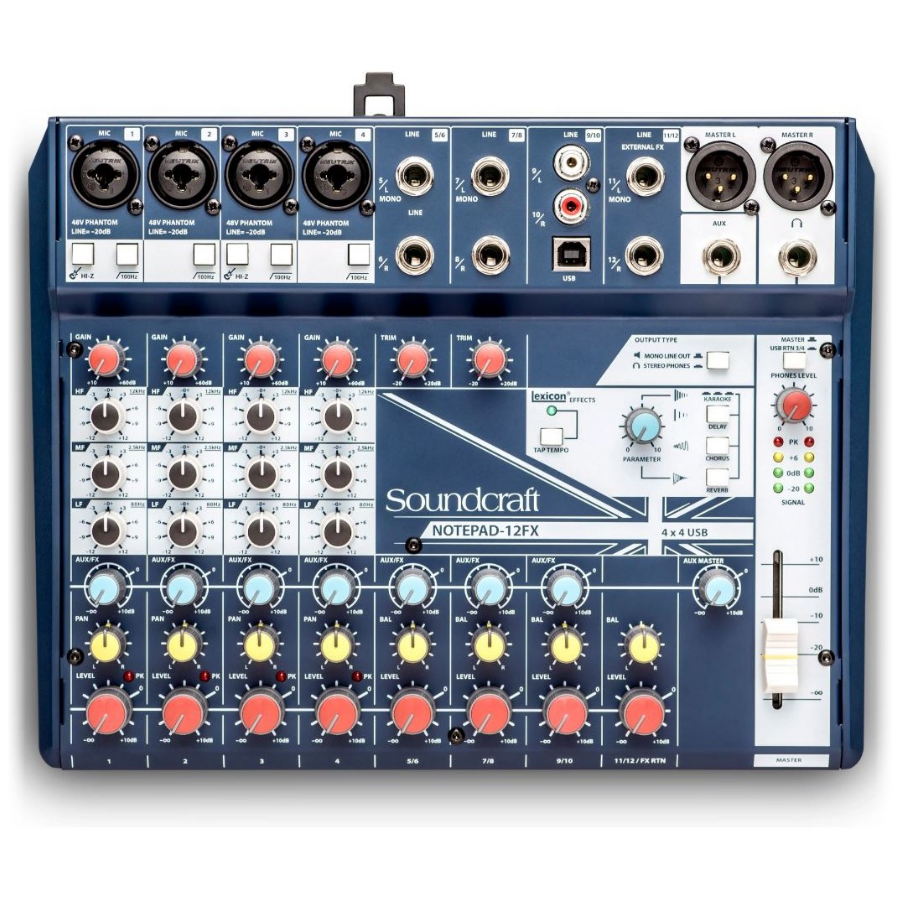 Soundcraft Notepad 12 Channel Mixing Console