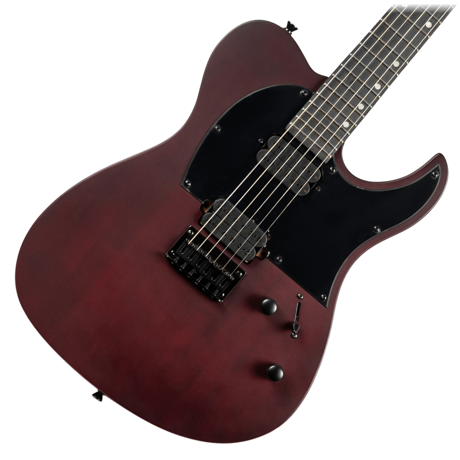 Spira T-400-MBK Electric Guitar - Satin Wine Red