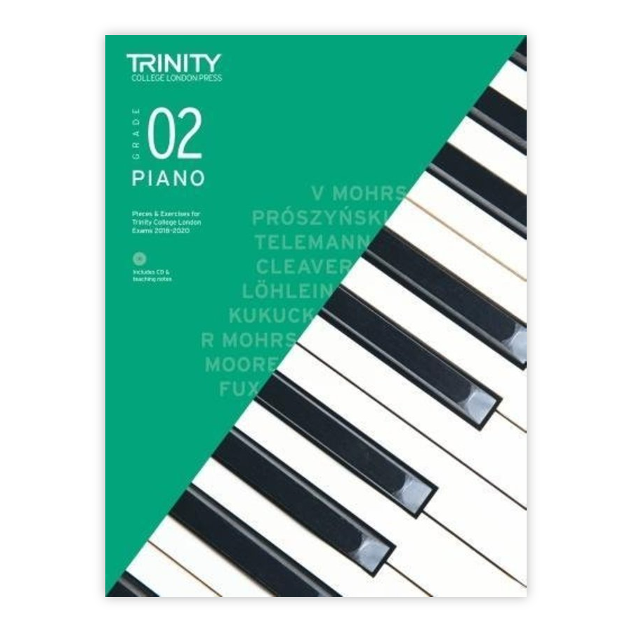 Piano Pieces &amp; Exercises Gr 2 2018-2020 Bk/cd