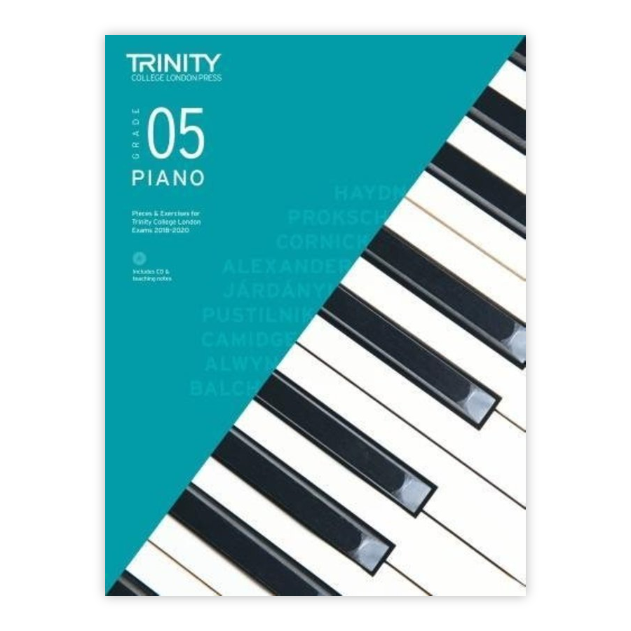 Piano Pieces &amp; Exercises Gr 5 2018-2020 Bk/cd