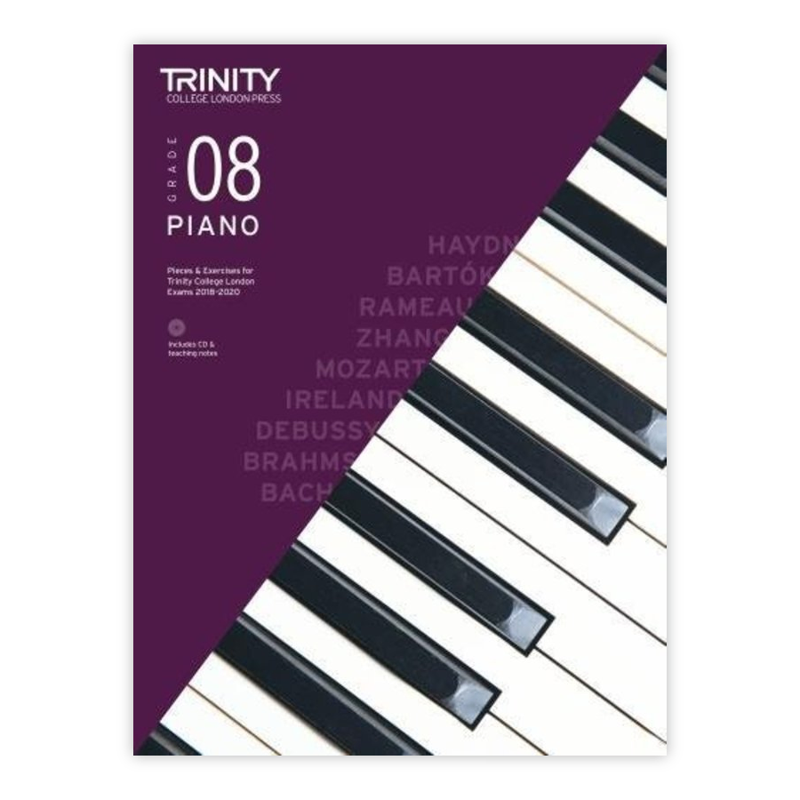 Piano Pieces &amp; Exercises Gr 8 2018-2020 Bk/cd