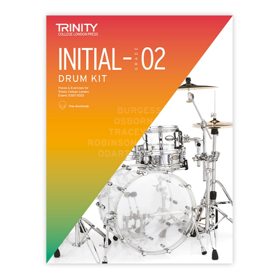 Trinity Drum Kit Exam Pieces 2020-23 Initial-Gr 2