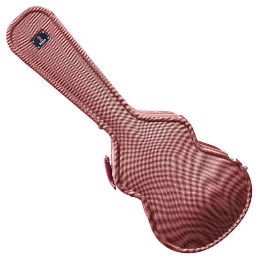 Torque ABS Acoustic Guitar Case in Red Finish